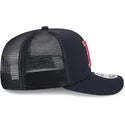New Era Boston Red Sox Team 9SEVENTY Stretch-Snap Trucker Hat product image 5, provided for visual reference and product