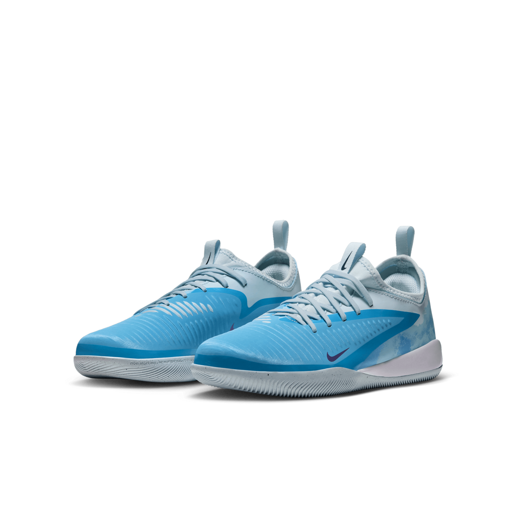 Nike Jr. Phantom 6 Low Academy "Erling Haaland" IC - BALTIC BLUE/BLUE ECLIPSE-GLACIER BLUE product image 3, provided for