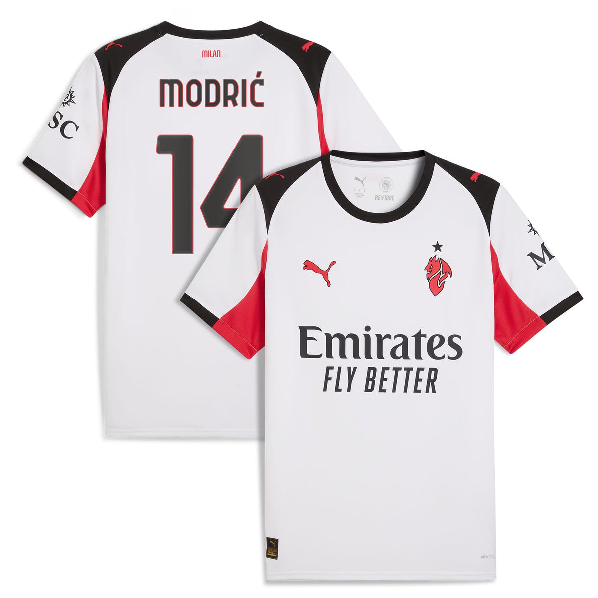 25/26 Ac Milan Away Modric 14 Jersey product image 1, provided for visual reference and product detail review