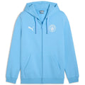 Puma Manchester City Essentials Youth Zip-Up Hoodie product image 1, provided for visual reference and product detail review
