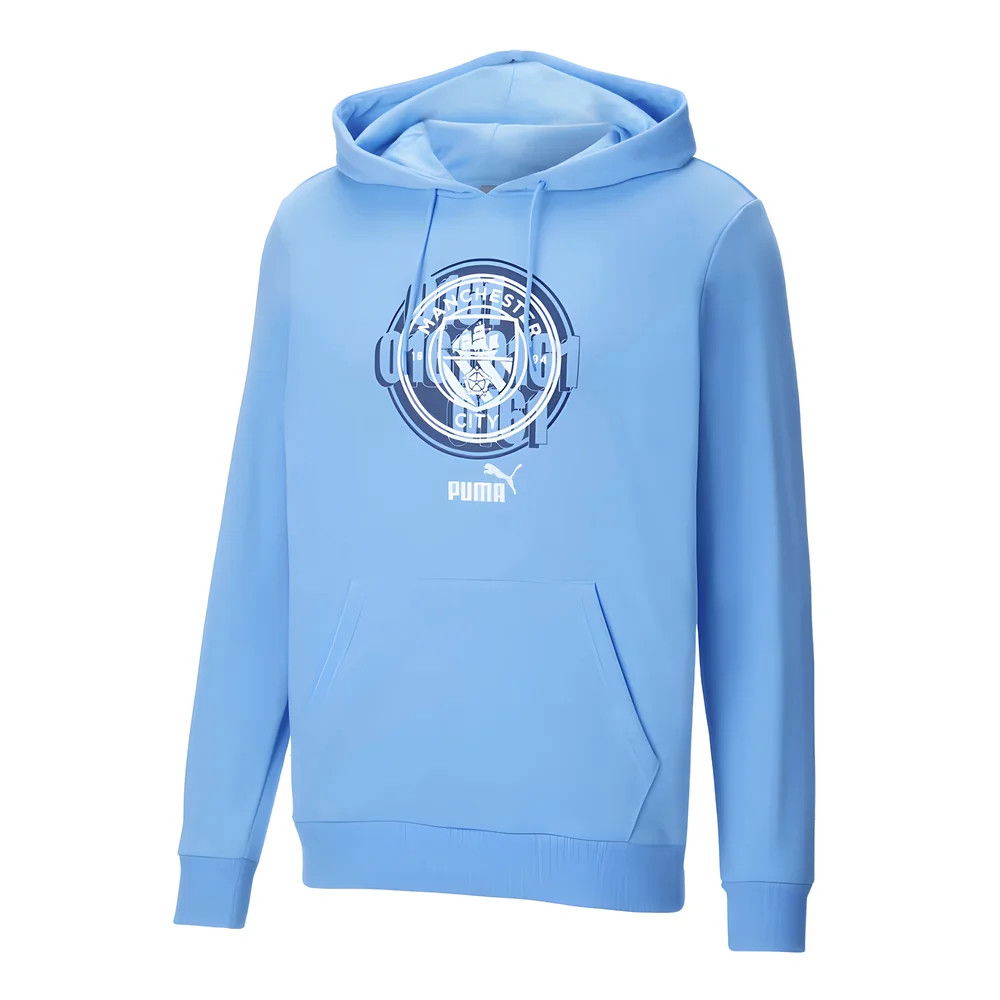 24/25 Manchester City Ftbl Culture Hoodie product image 1, provided for visual reference and product detail review