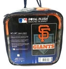 MLB San Francisco Giants Super Soft Royal Plush Raschel Throw Blanket 60"x80" product image 2, provided for visual reference
