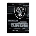 Las Vegas Raiders Royal Plush Raschel Blanket 60x80 product image 1, provided for visual reference and product detail review