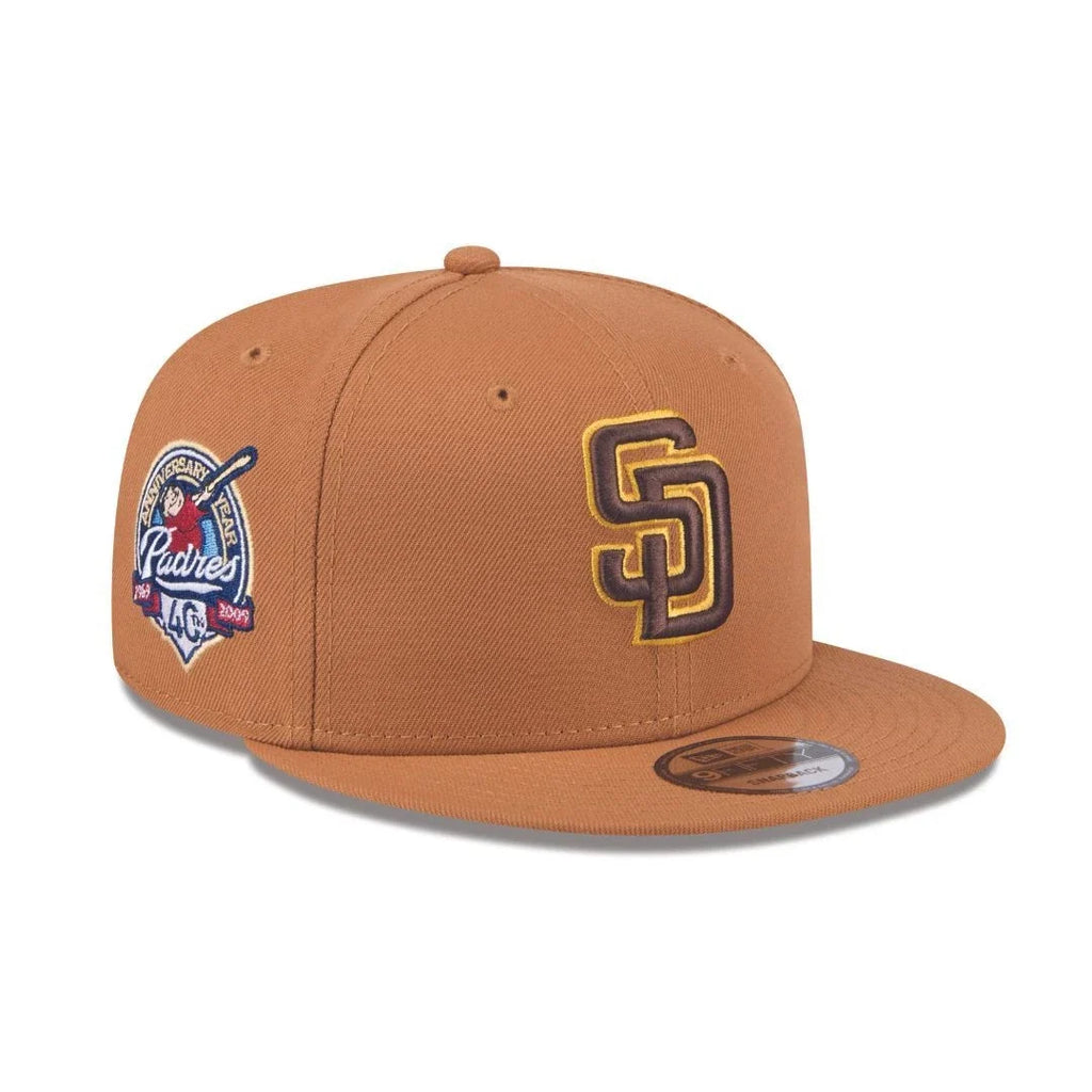 New Era San Diego Padres Color Pack 9FIFTY Snapback Hat-Light Bronze product image 1, provided for visual reference and
