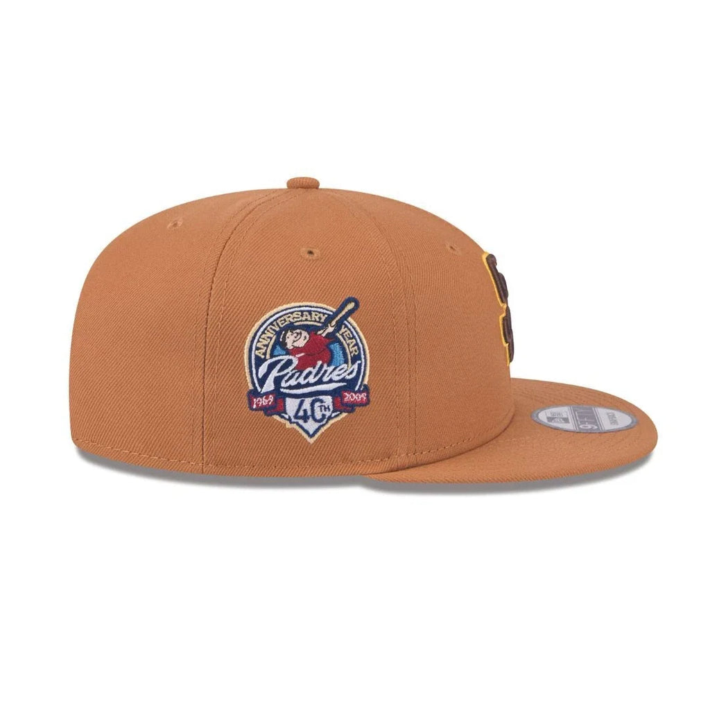 New Era San Diego Padres Color Pack 9FIFTY Snapback Hat-Light Bronze product image 3, provided for visual reference and