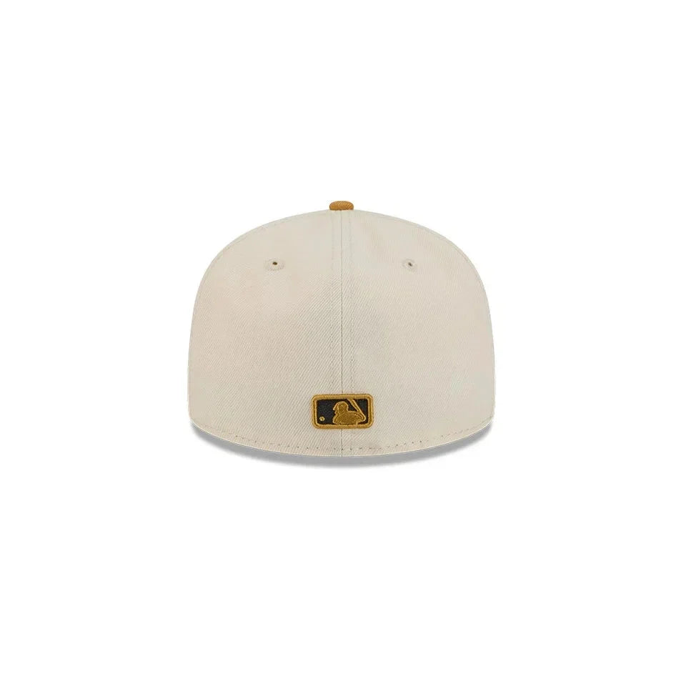 New Era San Diego Padres 2-Tone Color Pack 59FIFTY Fitted Hat-Light Beige/Khaki product image 6, provided for visual