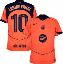 25/26 FC Barcelona Third Jersey Lamine Yamal #10 product image 1, provided for visual reference and product detail review