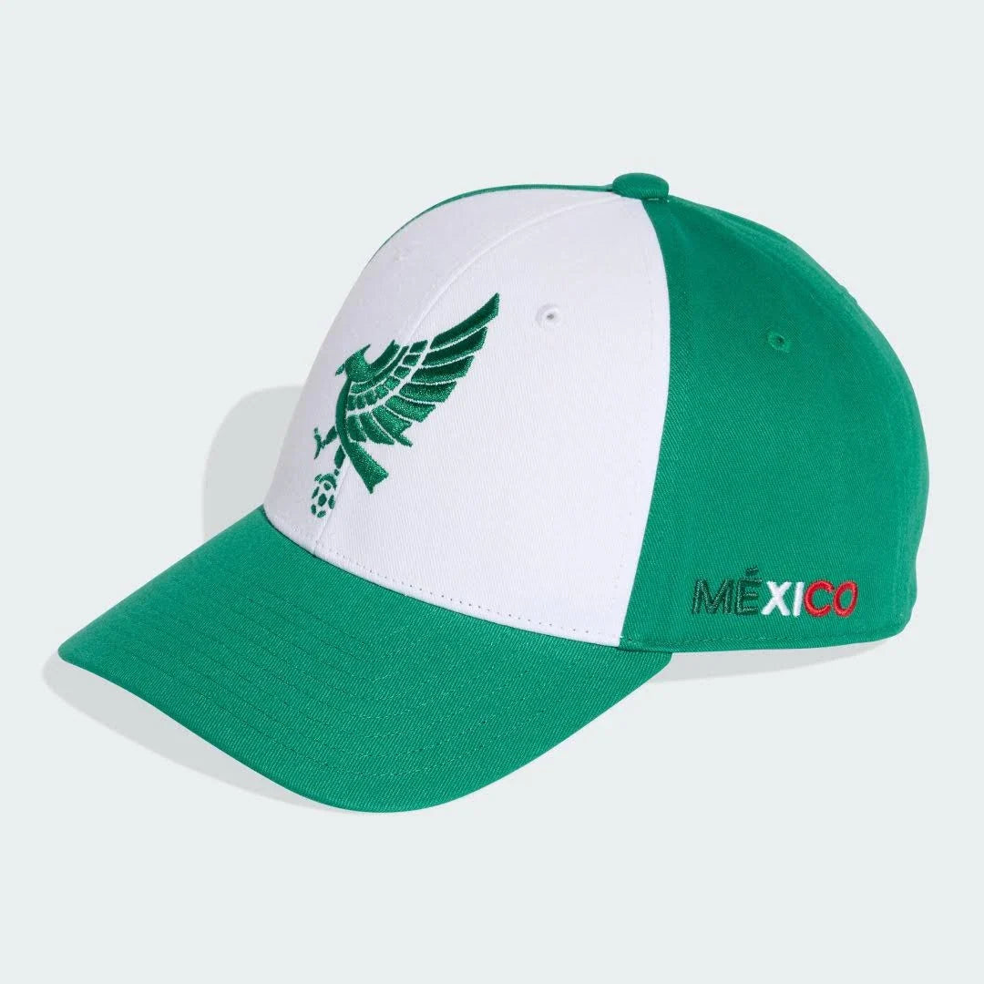 Mens adidas Mexico 26 Baseball Cap With Eagle product image 1, provided for visual reference and product detail review