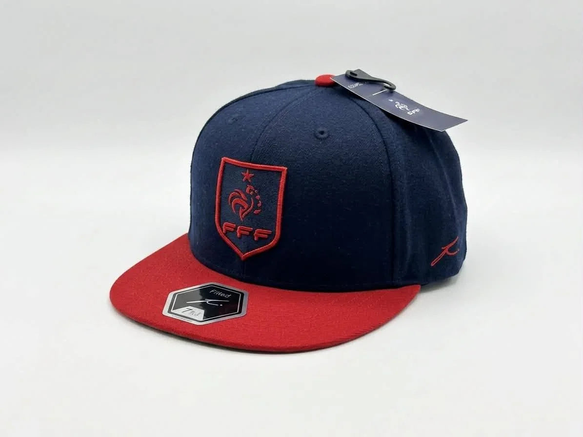 Fan Ink Fi Collection France Pro Flat Brim Snapback Hat - 7 1/8 product image 1, provided for visual reference and product