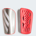 TIRO SHINGUARD LEAGUE - Iron Metallic / Lucid Red product image 1, provided for visual reference and product detail review