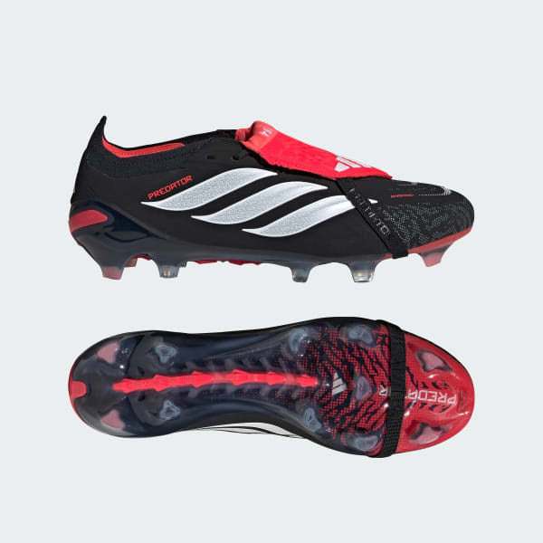 PREDATOR ELITE FT FG FIRM GROUND SOCCER CLEAT - Core Black / Lucid Red product image 2, provided for visual reference and