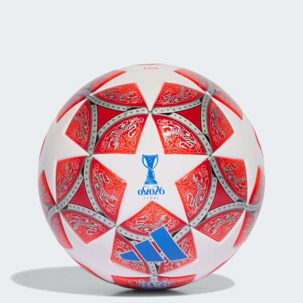 UEFA Women CHAMPIONS LEAGUE LEAGUE SOCCER BALL 2026 - White/ Red product image 1, provided for visual reference and product