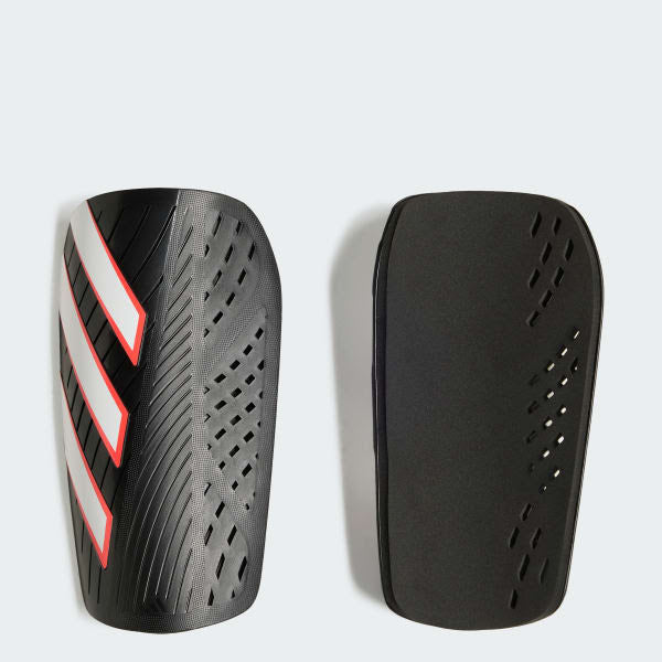 TIRO SHINGUARD CLUB- Black/ White / Lucid Red product image 1, provided for visual reference and product detail review