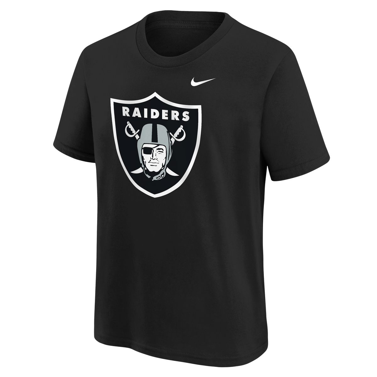 Las Vegas Raiders Youth T-Shirt - Black product image 1, provided for visual reference and product detail review