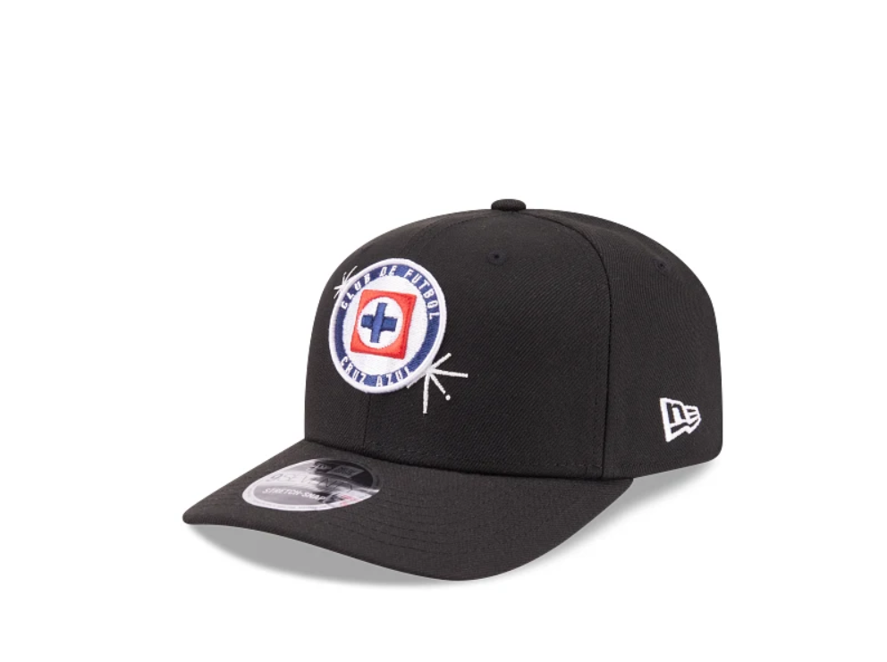 New Era Cruz Azul 9Seventy Cap "Cruz Azul" Side Patch Strech-Snap - Navy product image 3, provided for visual reference and