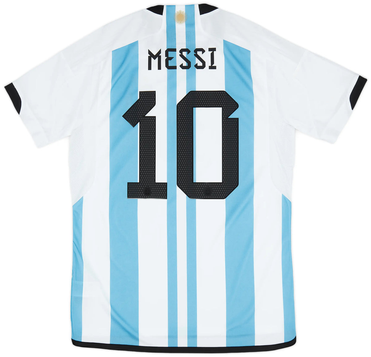 2022-2023 Argentina Home Shirt Messi #10 product image 1, provided for visual reference and product detail review