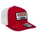 New Era San Francisco 49ers EMB Patch 19TWENTY Adjustable Hat-Red product image 1, provided for visual reference and product