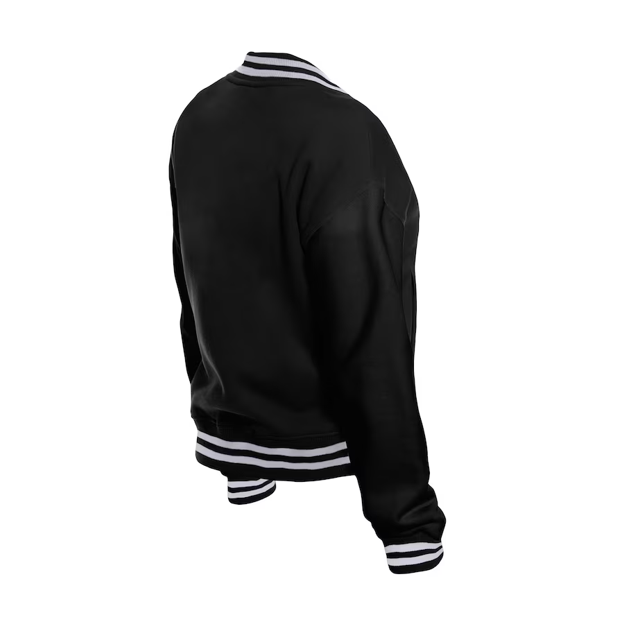 New Era Women Las Vegas Raiders Throwback Fleece Full-Snap Jacket product image 3, provided for visual reference and product