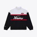Mitchell & Ness Women San Francisco 49ers Head Coach Quarter-Zip Jacket - Black product image 1, provided for visual