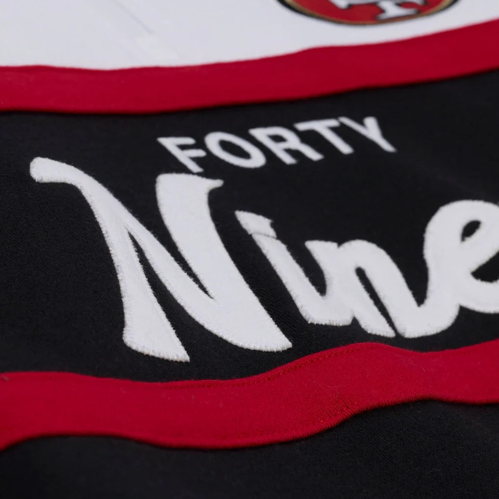 Mitchell & Ness Women San Francisco 49ers Head Coach Quarter-Zip Jacket - Black product image 3, provided for visual