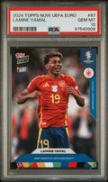 2024 Topps Now Uefa Euro #67 Lamine Yamal - Psa 10 product image 1, provided for visual reference and product detail review