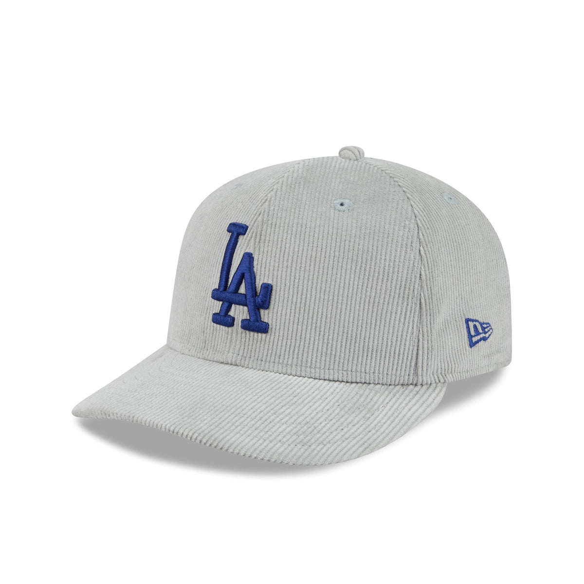 New Era Los Angeles Dodgers Corduroy 59FIFTY Fitted Hat - Grey product image 1, provided for visual reference and product