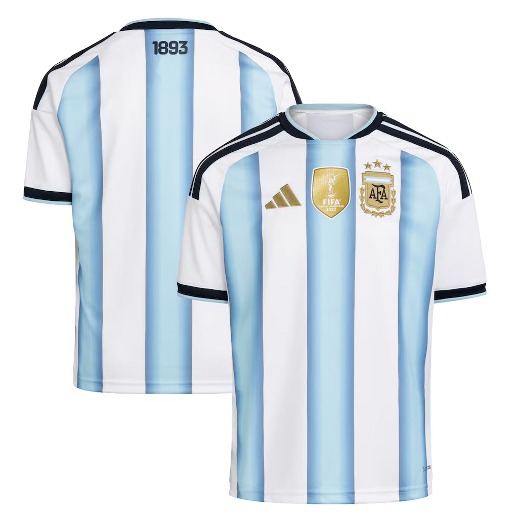 2026 adidas ARGENTINA YOUTH WORLD CUP HOME JERSEY product image 1, provided for visual reference and product detail review