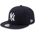 New Era Youth New York Yankees 49ers Main 59FIFTY Fitted Hat product image 1, provided for visual reference and product