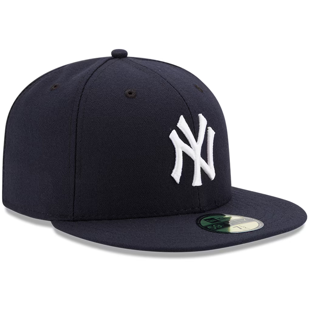 New Era Youth New York Yankees 49ers Main 59FIFTY Fitted Hat product image 2, provided for visual reference and product