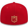 New Era Youth Scarlet San Francisco 49ers Main 59FIFTY Fitted Hat product image 4, provided for visual reference and product