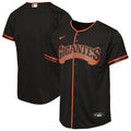 Nike Men San Francisco Giants "Gigantes" Black Alternate 2026 Team Jersey product image 1, provided for visual reference and