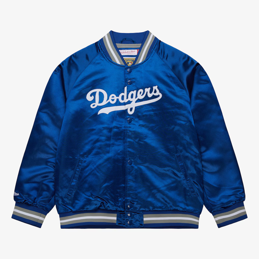 Mitchell & Ness Toddler Los Angeles Dodgers Lightweight Full-Snap Jacket-Royal product image 1, provided for visual