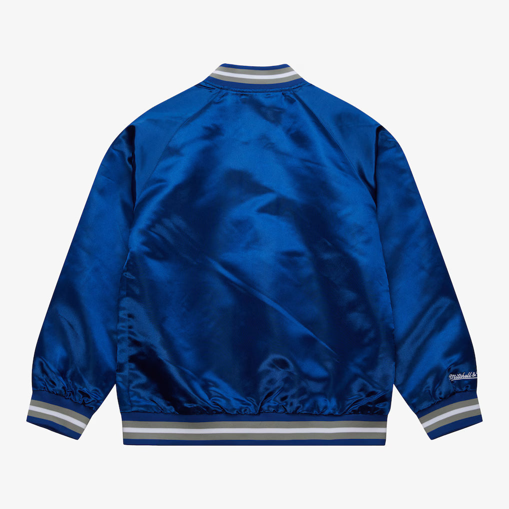Mitchell & Ness Toddler Los Angeles Dodgers Lightweight Full-Snap Jacket-Royal product image 2, provided for visual